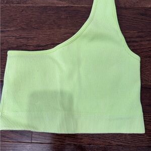 Hollister neon green top